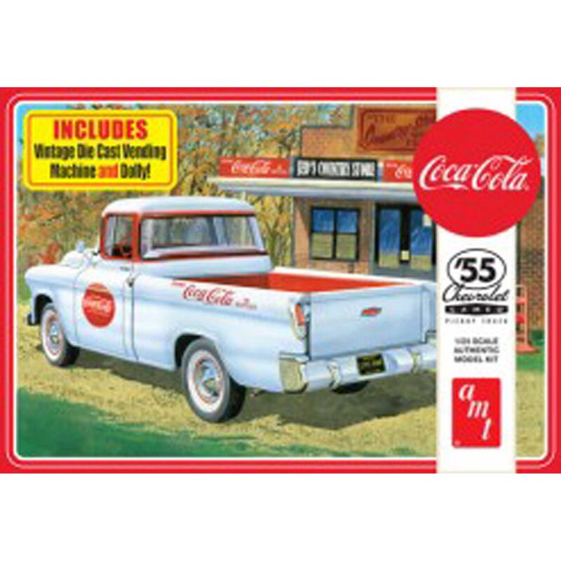 1/25, 1955 Chevy Cameo Pickup Coca-Cola, Model Kit