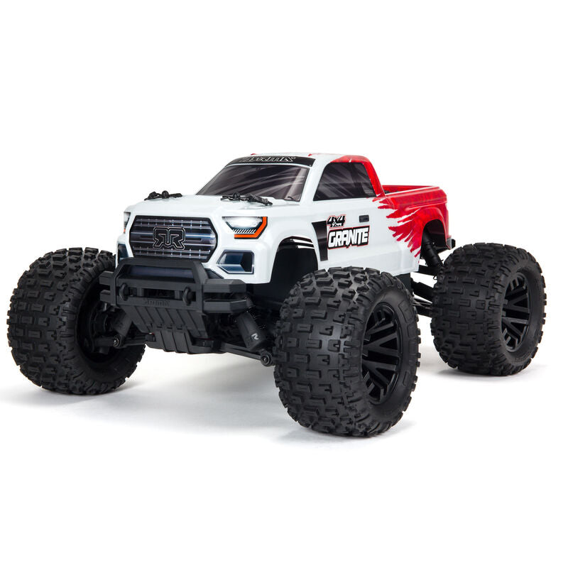 ARRMA 1/10 GRANITE 4X4 V3 MEGA 550 Brushed Monster Truck RTR, RED