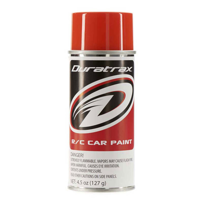 Duratrax Polycarb Spray, Competition Orange, 4.5 oz