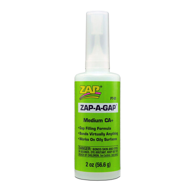 ZAP Medium CA+ Glue, 2 oz