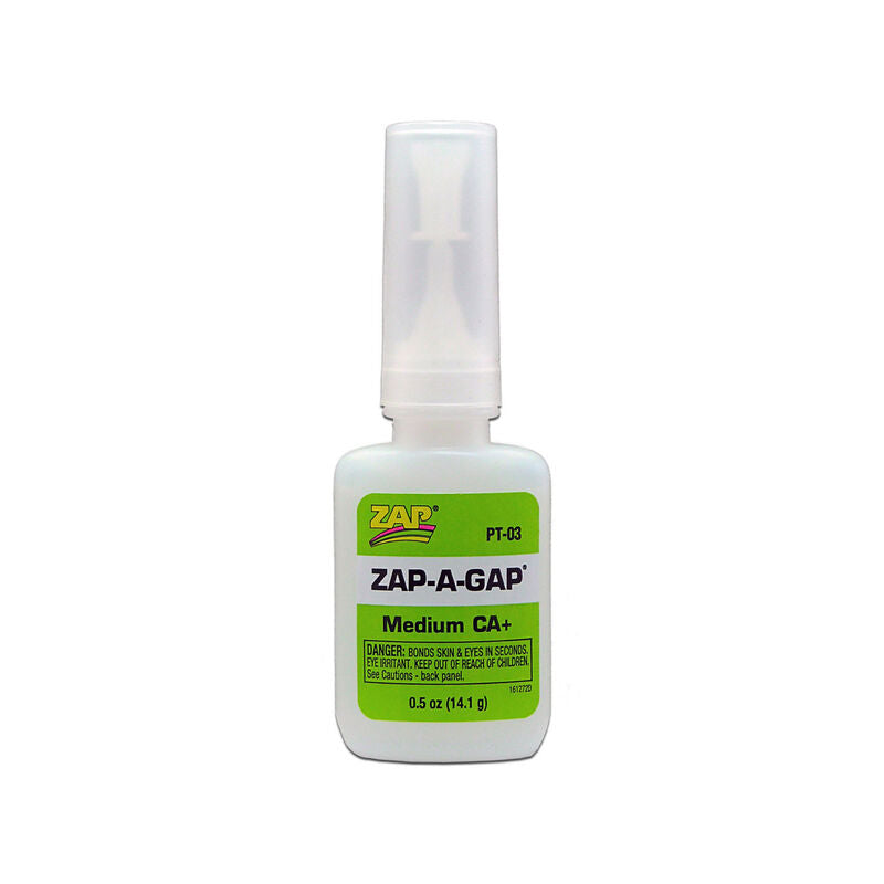 ZAP Medium CA+ Glue 1/2 OZ
