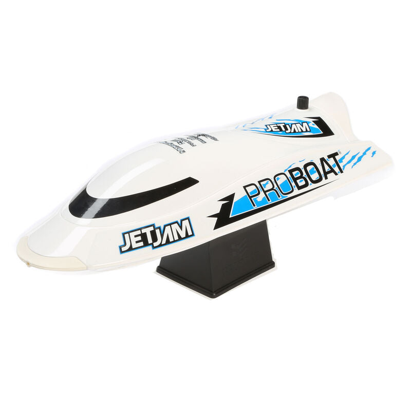 Jet Jam 12" Self-Righting Pool Racer Brushed RTR, White