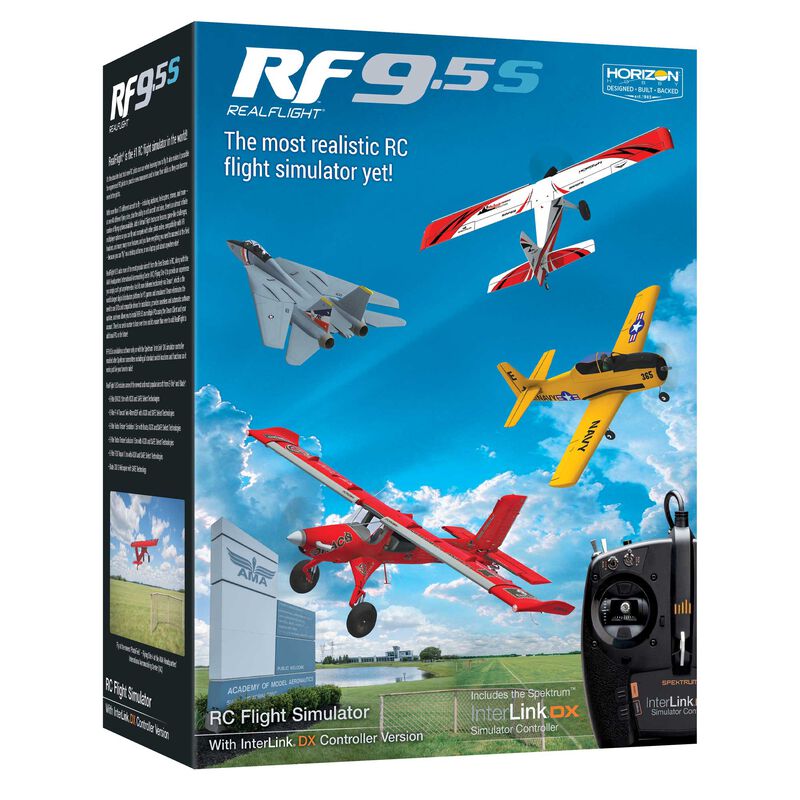 RealFlight 9.5S Flight Sim W/ Interlink Controller