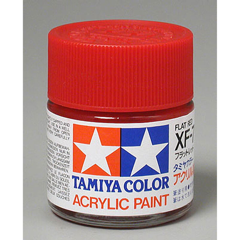 TAMIYA ACRYLIC XF-7 FLAT RED 3/4 OZ