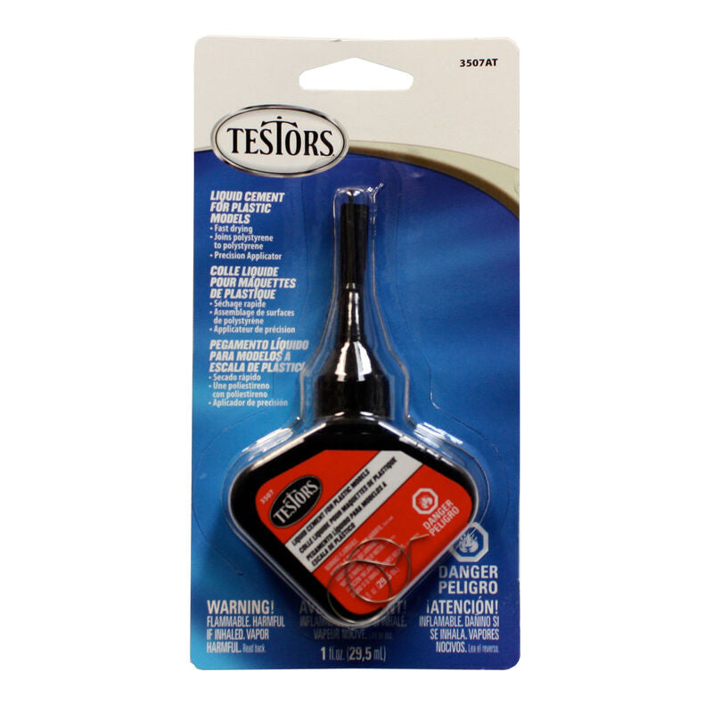 Testors Quick Dry Cement with Applicator, 1 oz