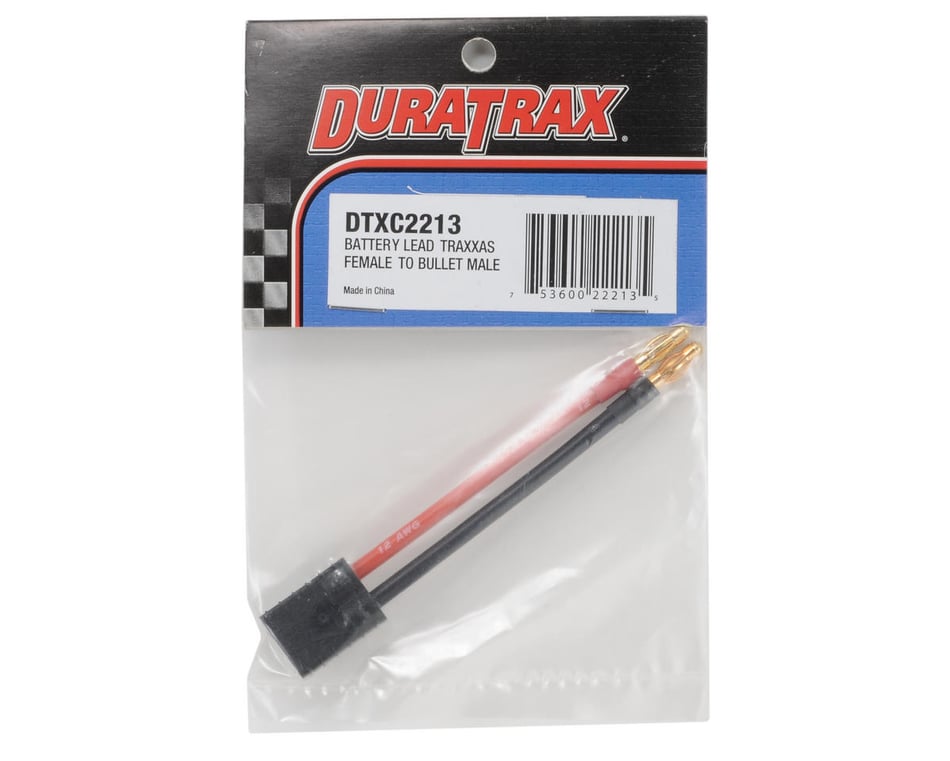 Duratrax Batt Lead Traxxas Female Plug/4
