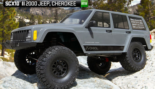1/10 SCX10 II Jeep Cherokee 4WD Rock Crawler Brushed RTR