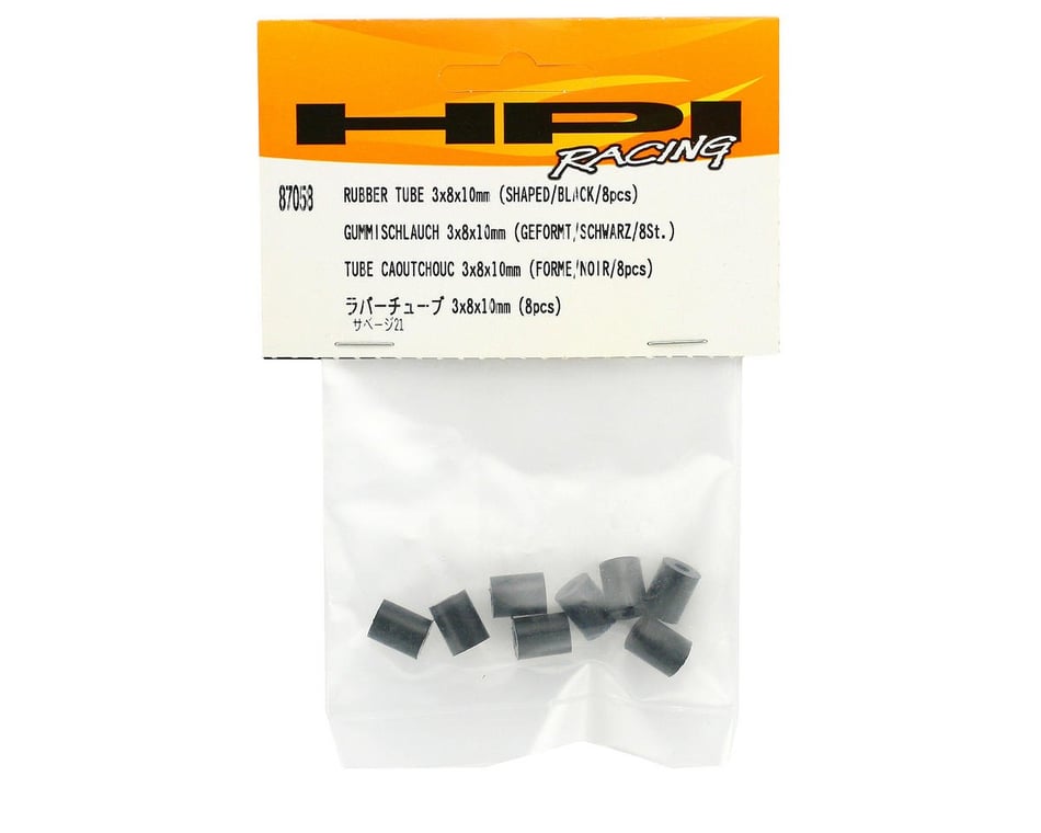87058 Hpi Racing Rubber Tube 3x8x10mm Bl