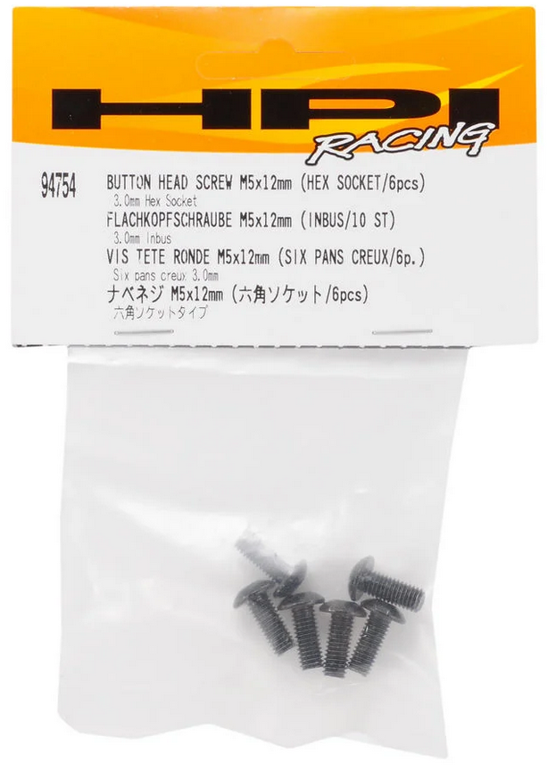94754 Button Head Screw M5x12mm Baja