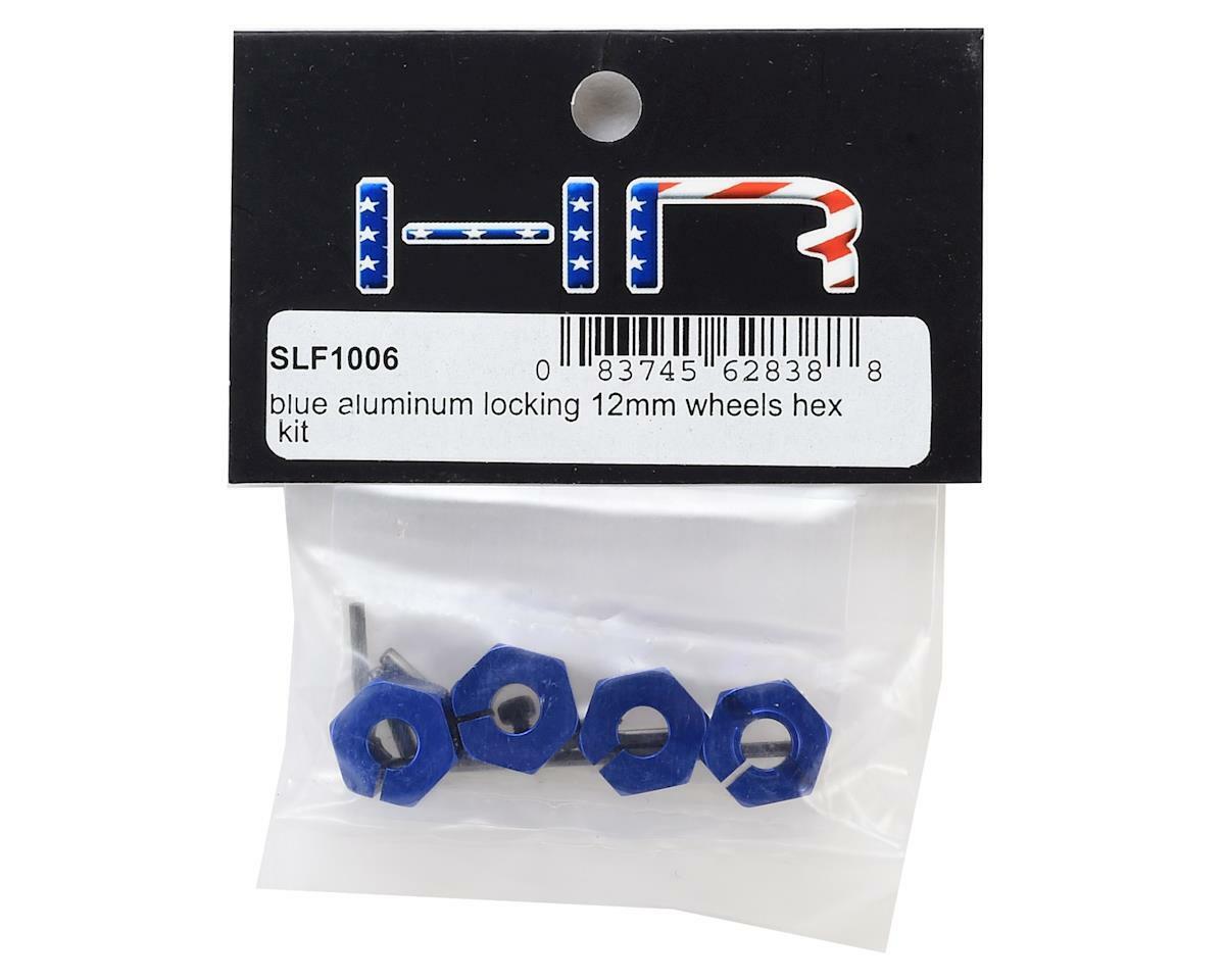 Blue Aluminum Locking 12mm Wheels
