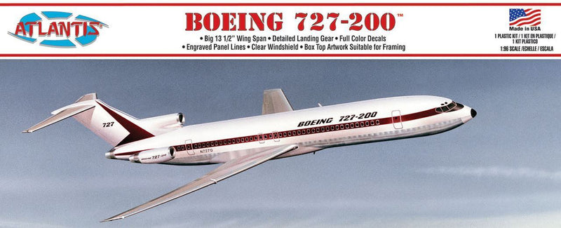 Boeing 727 Airliner Boeing Markings 1:96