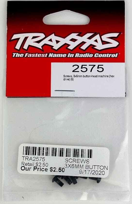 2575 BUTTON HEAD MACHINE SCREW 3X6MM REV