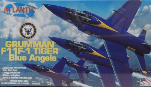 US NAVY Blue Angels F-11F1 Grumman Tiger 1/55