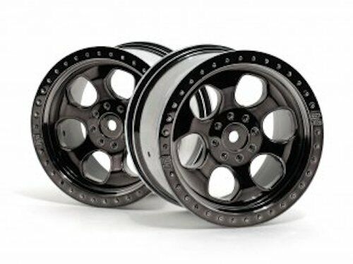 Hpi Racing 6-spoke Wheel Black Savage (