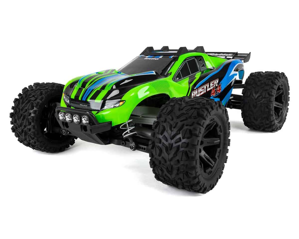 GRN - RUSTLER 4X4 XL-5 W/LED GREEN